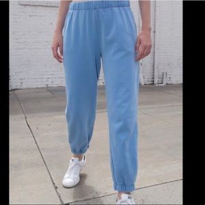 SOLD Brandy Melville baby blue rosa sweat pants